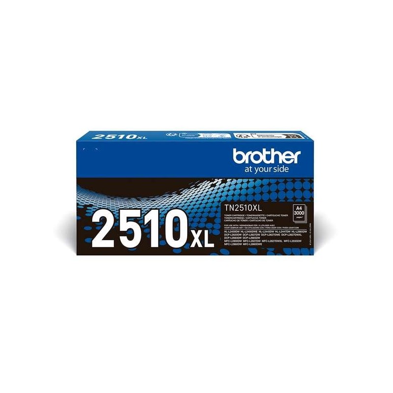 Brother TN2510XL Preto Cartucho de Toner Original - TN2510XL