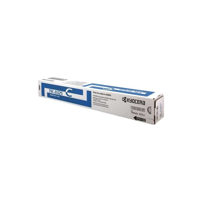 Kyocera TK8325 Ciano Cartucho de Toner Original - 1T02NPCNL0/TK8325C