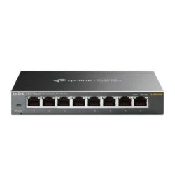 TP-Link Switch Easy Smart - 8 portas Gigabit - Plug & Play - Estrutura Metálica - Tecnologia Verde