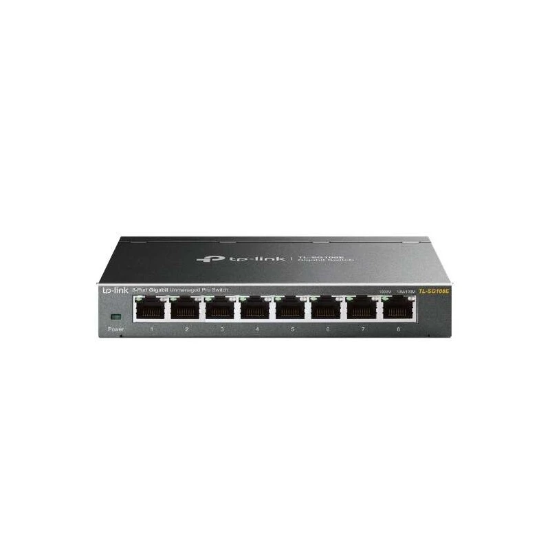 TP-Link Switch Easy Smart - 8 portas Gigabit - Plug & Play - Estrutura Metálica - Tecnologia Verde