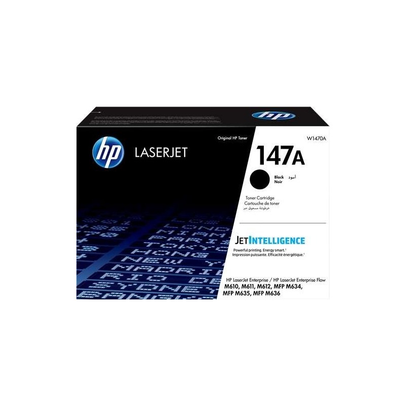 HP W1470A Noir Cartouche de toner Original - 147A