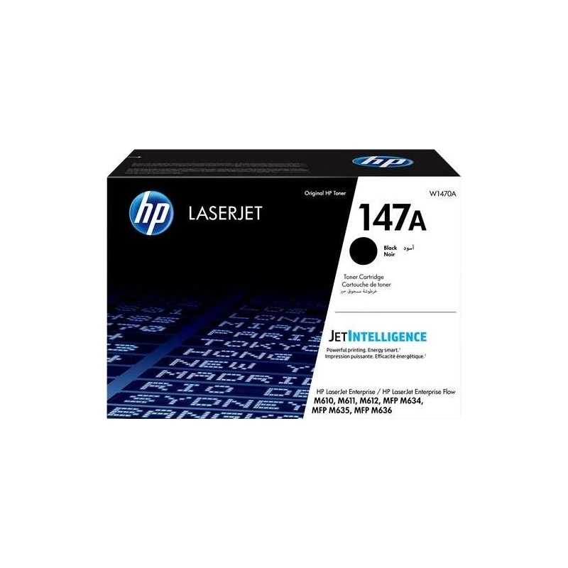 HP W1470A Noir Cartouche de toner Original - 147A