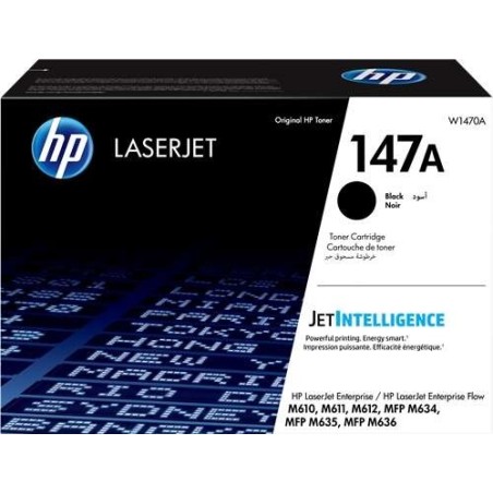 HP W1470A Preto Cartucho de Toner Original - 147A