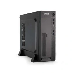 Tooq Boîtier Slim MATX TQC-3008U3CD 500W avec Lecteur de Cartes - Couleur Noir