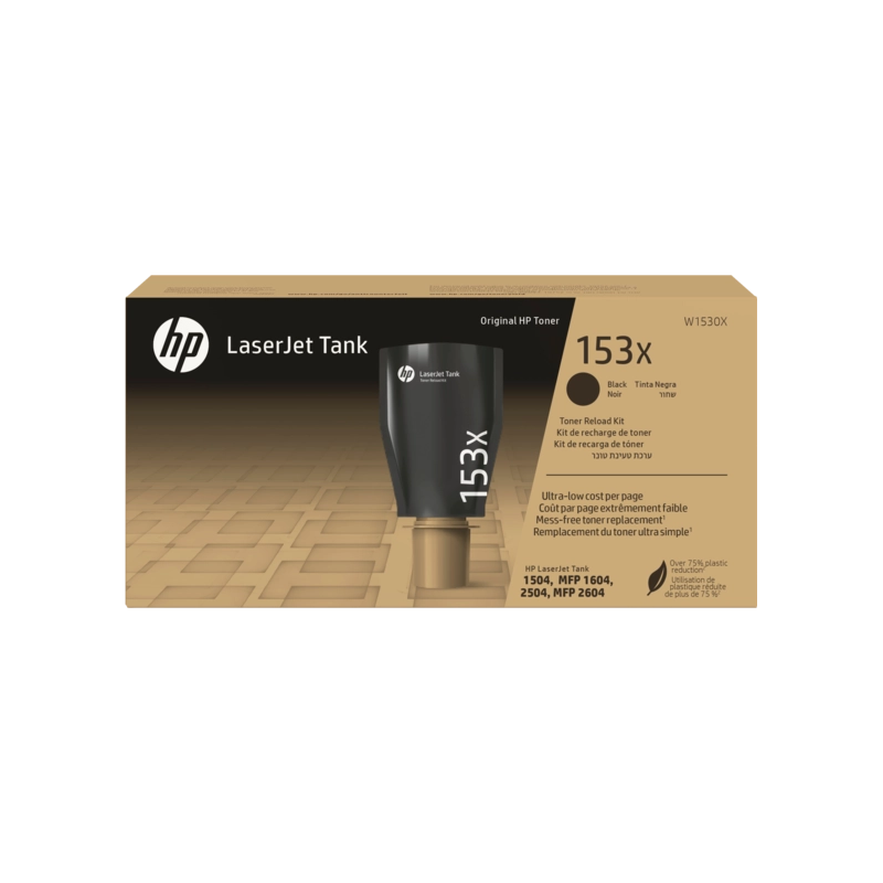HP W1530X Negro Kit de Recarga de Toner Original - 530X