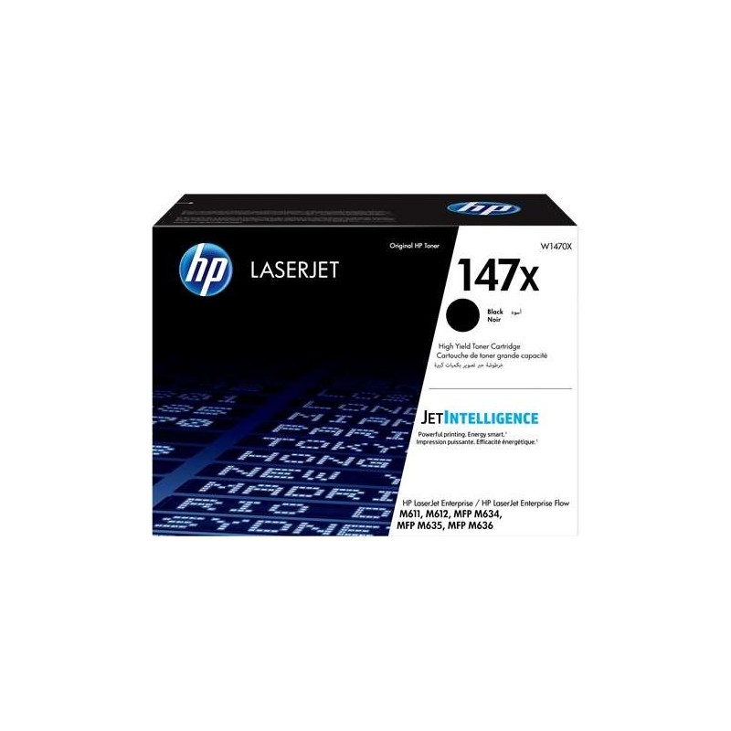 HP W1470X Black Toner Cartridge Original - 147X