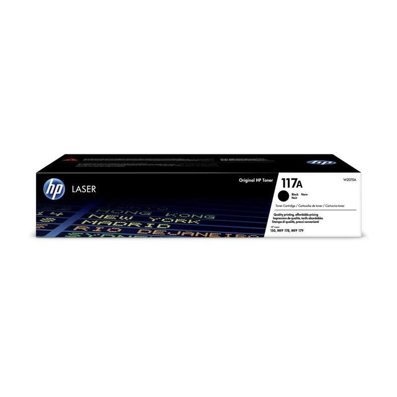 HP W2070A Black Toner Cartridge Original - 117A