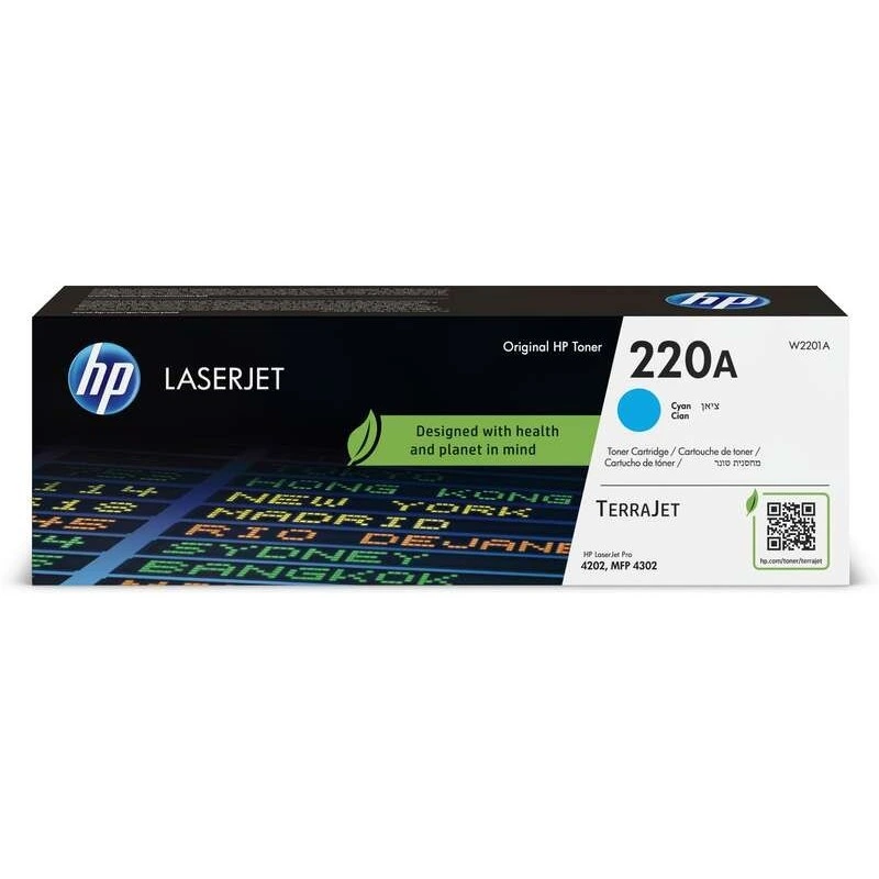 HP W2201A Cyan Toner Cartridge Original - 220A