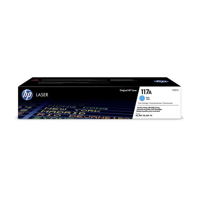 HP W2071A Cyan Cartouche de toner Original - 117A