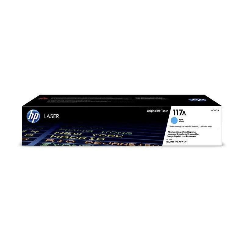 HP W2071A Cyan Cartouche de toner Original - 117A