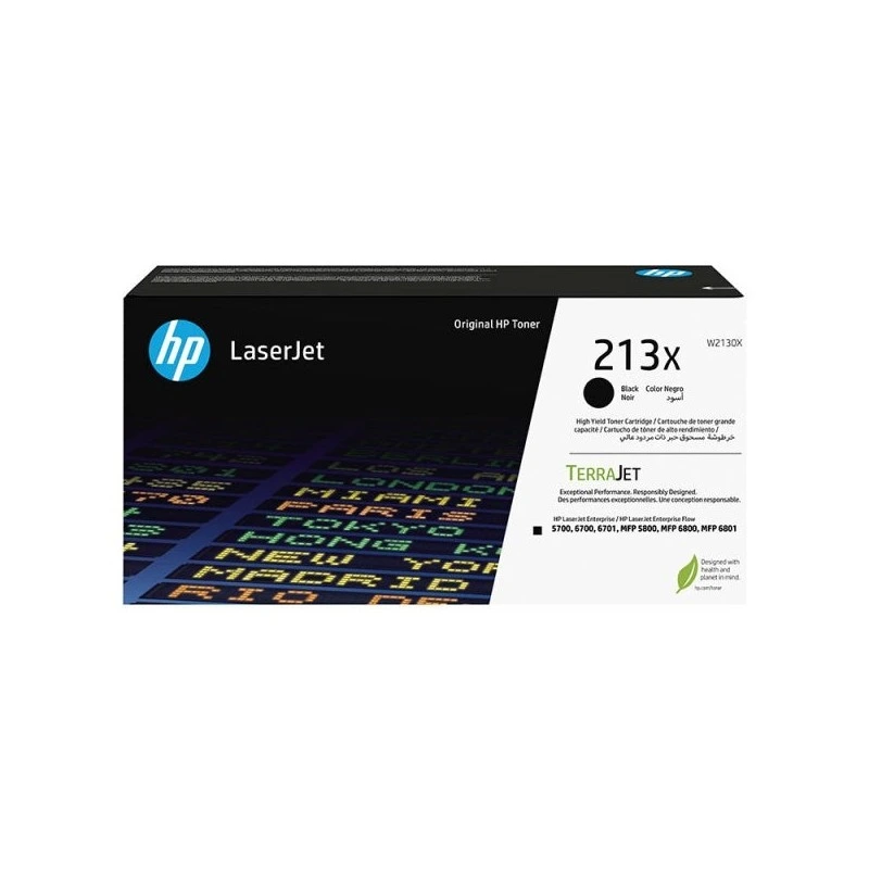 HP W2130X Black Toner Cartridge Original - 213X