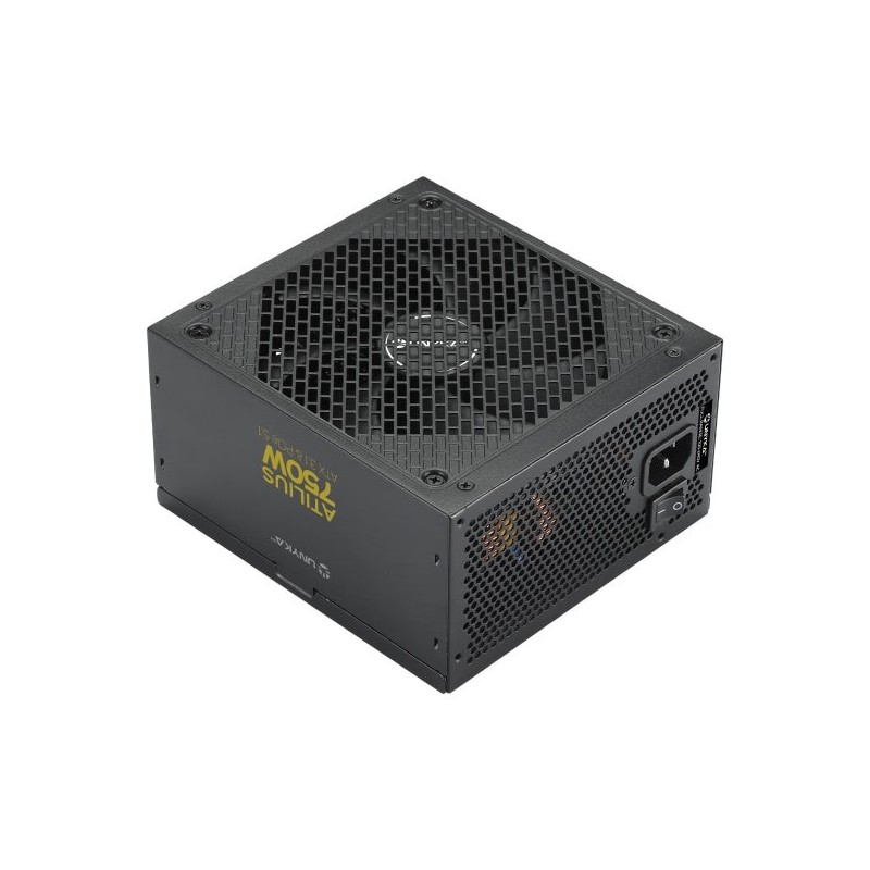 Unykach Atilius 3.1 Black 750W 80 Plus Gold Fonte de Alimentação 750W ATX 3.1 - Full Modular - Ventoinha 120 mm