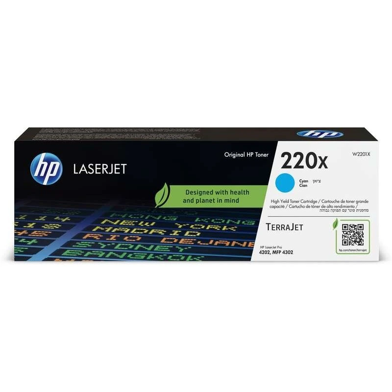 HP W2201X Cyan Toner Cartridge Original - 220X