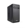 Tooq Caixa Minitorre Micro-ATX/Mini-ITX - Tamanho Disco Suportado 3.5", 2.5" - USB3.0, 2.0, Áudio HD - Ventoinha 80mm Incluída