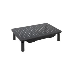 Tooq TQMR087 Suporte Elevador para Monitor ou Portátil - Peso Máx. 20kg - Gaveta - Cor Preto
