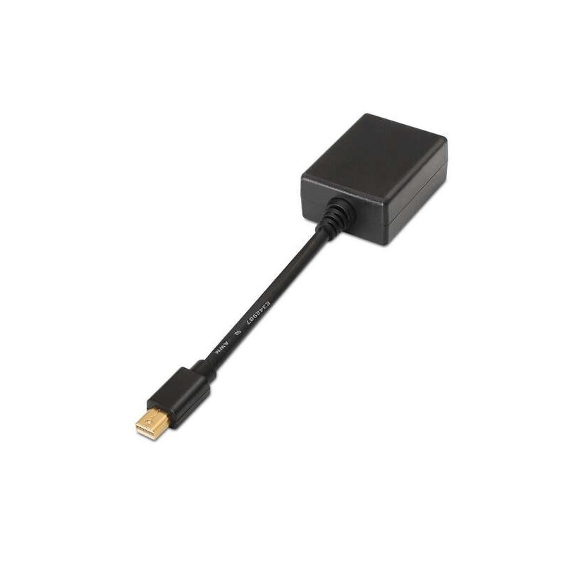 Convertisseur Aisens Mini DP vers SVGA - mDP/M-SVGA Femelle - 15 cm - Couleur Noir