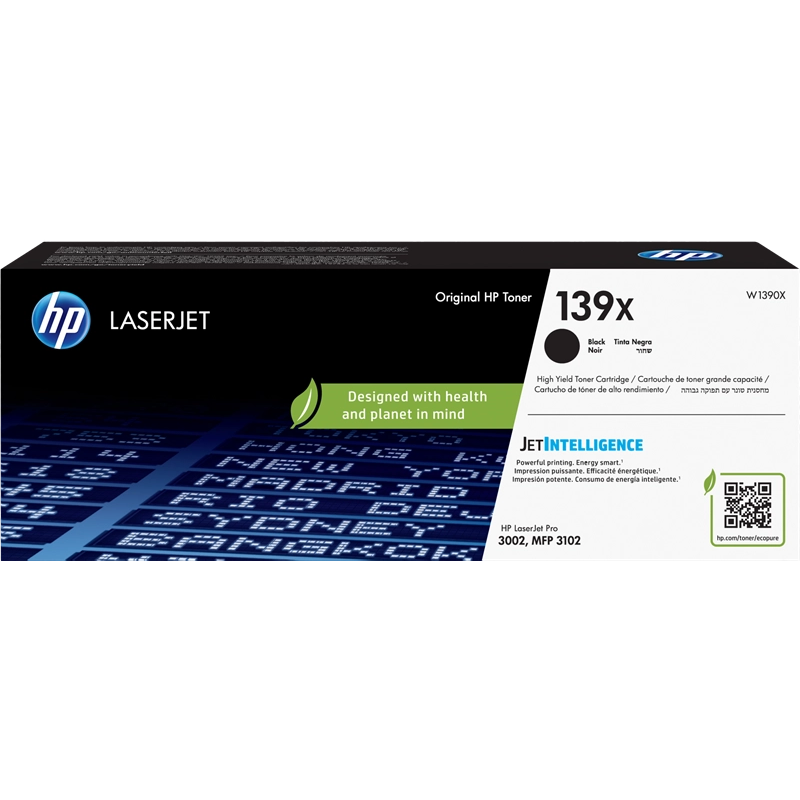 HP W1390X Black Toner Cartridge Original - 139X