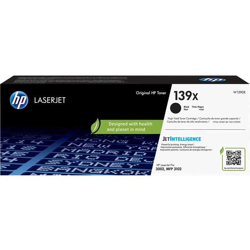 HP W1390X Preto Cartucho de Toner Original - 139X