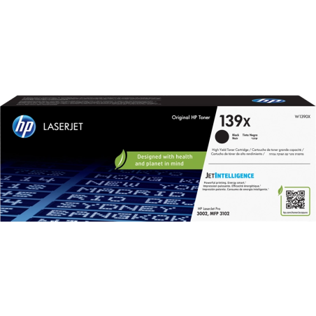 HP W1390X Negro Cartucho de Toner Original - 139X