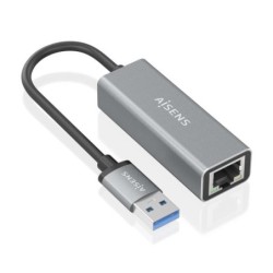 Aisens Conversor USB 3.0 Gigabit Ethernet - Cinza AX88179A