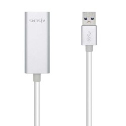 Aisens - Adaptateur USB 3.0 vers Gigabit Ethernet argent