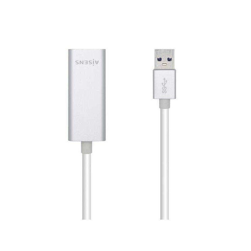 Aisens - Adaptateur USB 3.0 vers Gigabit Ethernet argent