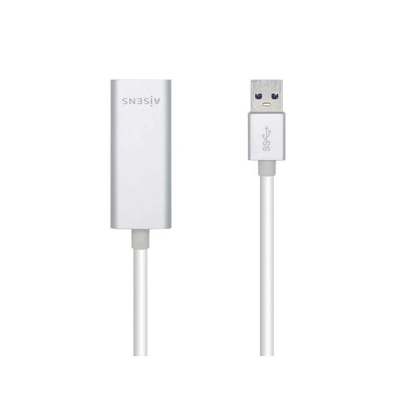 Aisens - Adaptateur USB 3.0 vers Gigabit Ethernet argent