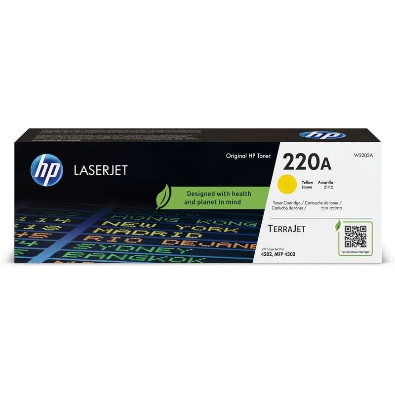 HP W2202A Yellow Toner Cartridge Original - 220A