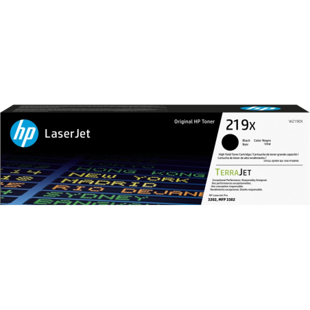 HP W2190X Preto Cartucho de Toner Original - 219X
