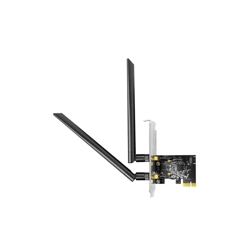 Cudy AC1300 Adaptador de Red PCIe - Doble Banda - 2x Antenas Wi-Fi 5 Desmontables - Velocidad hasta 867Mbps - 72.5x50x11.6mm