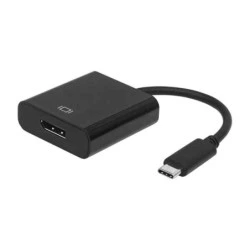 Conversor Aisens USB-C para Displayport 4K@60HZ - USB-C/M-DP/H - 15cm - Preto