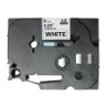 Brother TZe211 Compatible Laminated Label Tape - Black Text on White - Width 6mm x 8 metres