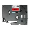 Brother TZe421 Compatible Laminated Label Tape - Black Text on Red - Width 9mm x 8 metres