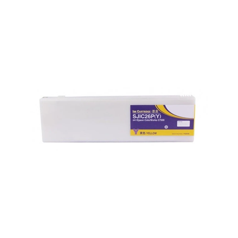 Epson SJIC26P Yellow Compatible Pigment Ink Cartridge - Replaces C33S020621/SJIC26P(Y)