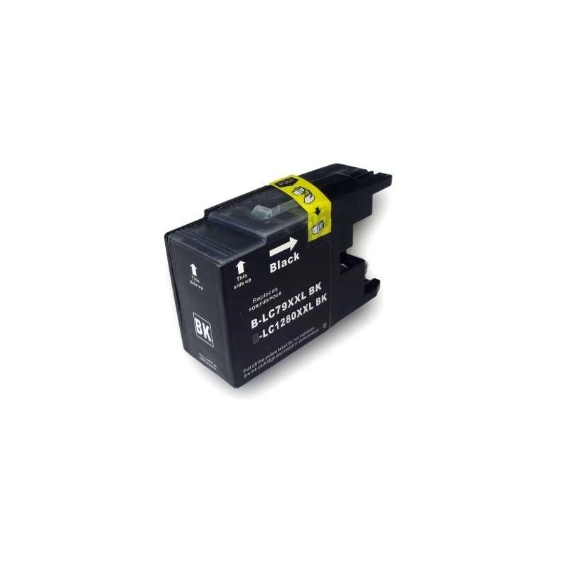 Brother LC1280XL Negro Cartucho de Tinta Generico - Reemplaza LC1280XLBK