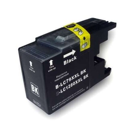 Brother LC1280XL Noir Cartouche d'encre Générique - Remplace LC1280XLBK