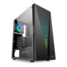 Abysm Gaming Boîtier Tour Danube Kolpa ARGB ATX, ITX, micro ATX - Côté Verre Trempé - 3,5" et 2,5" - USB-A 2.0/3.2 et Audio - 1