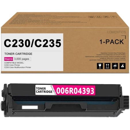 Xerox C230/C235 Magenta Cartucho de Toner Genérico - Substitui 006R04393/006R04385