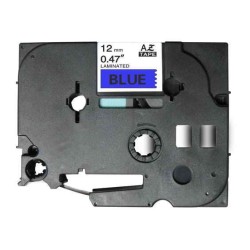 Brother TZe531 Compatible Laminated Label Tape - Black Text on Blue - Width 12mm x 8 metres