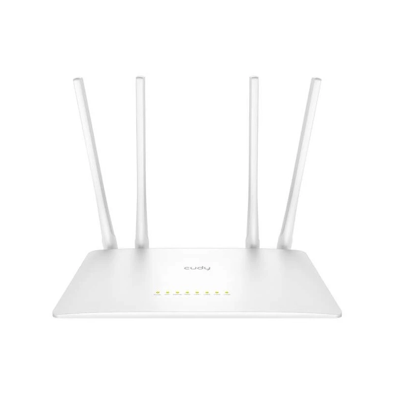 Cudy WR1200 Smart Router WiFi AC1200 Dual Band - 1x WAN Port 100/10 Mbps and 4x LAN Ports 100/10 Mbps - 4 External Antennas