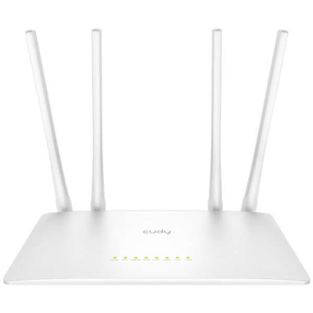 Cudy WR1200 Routeur Intelligent WiFi AC1200 Double Bande - 1x Port Wan 100/10 Mbps et 4x Ports Lan 100/10 Mbps - 4 Antennes
