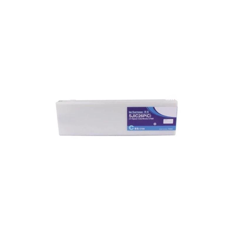 Epson SJIC26P Cyan Cartucho de Tinta Pigmentada Generico - Reemplaza C33S020619/SJIC26P(C)