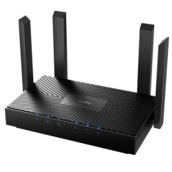 Cudy WR3000 Smart Router WiFi 6 AX3000 Doble Banda - 1x Puerto Wan 1000/100/10 Mbps y 3x Puertos Lan 1000/100/10 Mbps - 4
