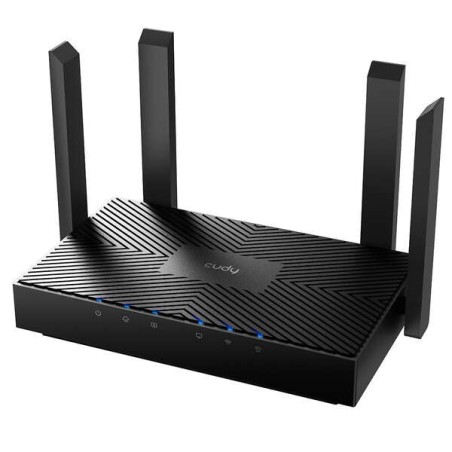 Cudy WR3000 Smart Router WiFi 6 AX3000 Doble Banda - 1x Puerto Wan 1000/100/10 Mbps y 3x Puertos Lan 1000/100/10 Mbps - 4