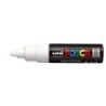 Posca PC-7M Paint Marker - Bullet-Shaped Polyester Tip 4.5-5.5mm - Water-Based Ink - Light Resistant - White