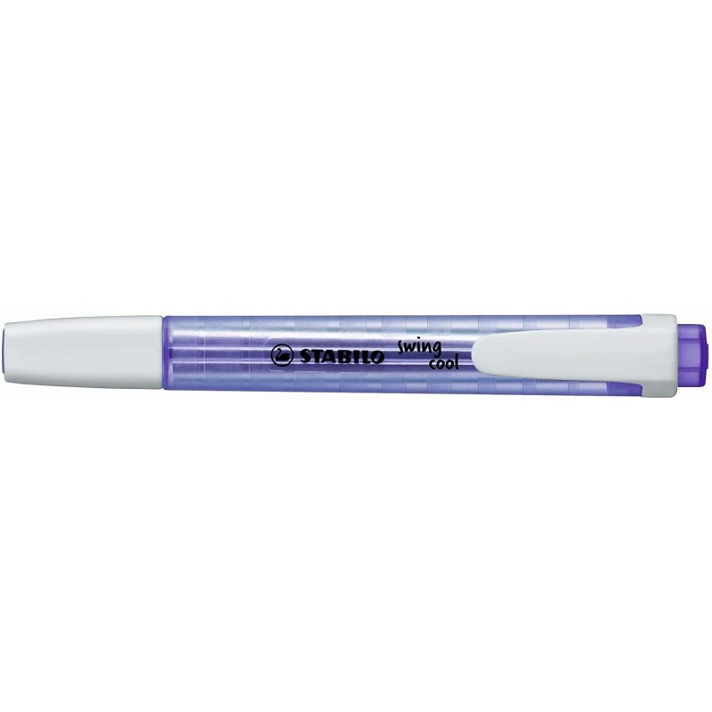 Stabilo Swing Cool Highlighter - Flat Body - Chisel Tip - Line Width between 1 and 4mm - Water-Based Ink - Anti-Dry-Out