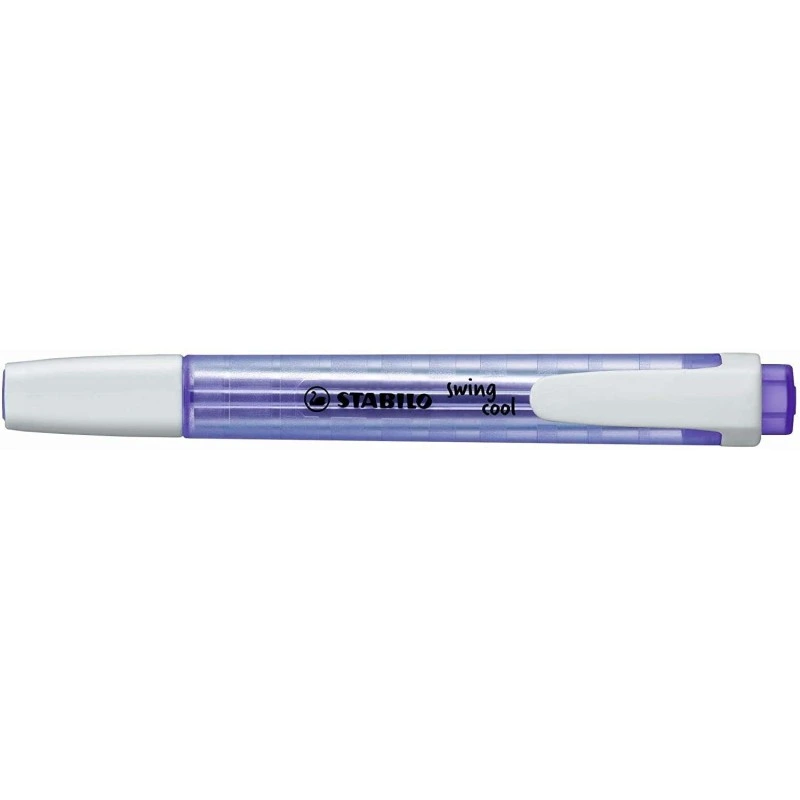 Stabilo Swing Cool Highlighter - Flat Body - Chisel Tip - Line Width between 1 and 4mm - Water-Based Ink - Anti-Dry-Out