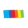 Enri Plus Cahier Spirale Format Folio Réglé 2.5mm - 80 Feuilles 90gr avec Marge - Couverture en Plastique - Coloris Assortis