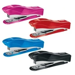 Petrus 200 Liliput WOW Grapadora + 1 Caja de 1.000 Grapas 23/6 - Hasta 12 Hojas - Grapas 23/6 - Grapado Cerrado y Clavado