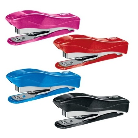 Petrus 200 Liliput WOW Grapadora + 1 Caja de 1.000 Grapas 23/6 - Hasta 12 Hojas - Grapas 23/6 - Grapado Cerrado y Clavado